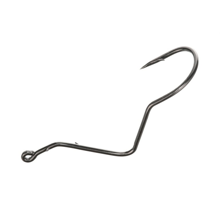 Mustad 34042NPBLN Worm Hooks (Size: 2, Pack: 15) [MUST34042NPBLN