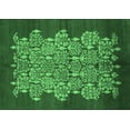 thumbnail image 1 of Ahgly Company Indoor Rectangle Oriental Emerald Green Industrial Area Rugs, 7' x 9', 1 of 4