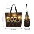 thumbnail image 5 of Easygdp Happy New Year 2025 B Tote Bags for Women,Women Travel Shoulder Bags Handbags，Big Capacity Shopping Work Bag, 5 of 8