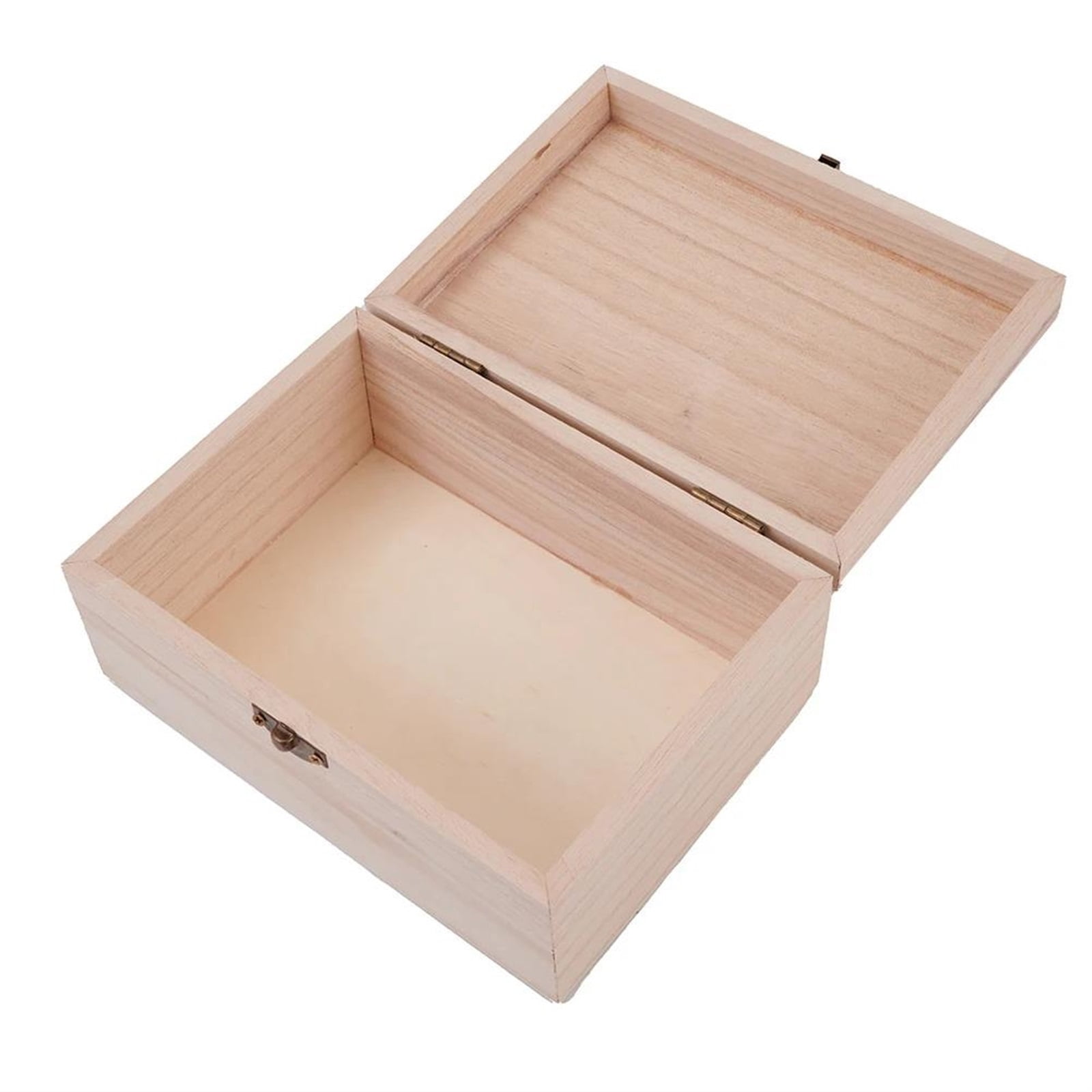 Wooden Box Packing Plain Wood Storage Case Organizer Cosmetics Jewelry Cosmetic Gifts Kitchen Bathroom Toolbox Household