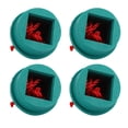 thumbnail image 4 of 4PCS Green Rubber Billiard Chalk Holder Snooker Table Chalk Container Cap Accessory, 4 of 9
