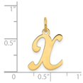 thumbnail image 4 of Diamond2Deal 14K Pendentif Initiale en Or Jaune Lettre X pour Femmes, 4 of 6