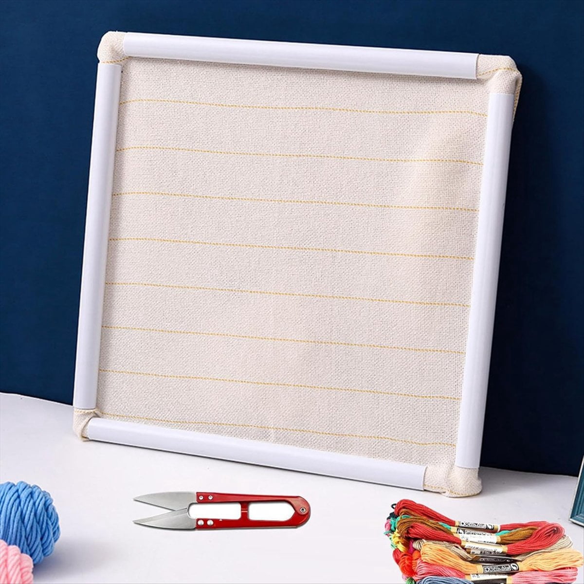 3-Pack Square Embroidery Hoops Hoops Punch Needle Hoops Embroidery Quilting Frame,As Shown