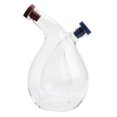 thumbnail image 1 of EeaseCA 1pc Kitchen 2-in-1 Double Usage Dispenser Bottles Leakproof High Temperature Resistance Kitchen Oil Dispenser (Round Shape), 1 of 7