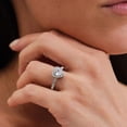 thumbnail image 4 of LuckyLy Anillos de Compromiso y Promesa para Mujer de Corazón, Acero Inoxidable y Zirconia Cúbica – Joyería ideal como Regalos para Mujer Navidad y Regalos San Valentín 14 de Febrero, Modelo blanco 7, 4 of 8