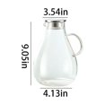 thumbnail image 3 of Glass Pitcher with Lid Glass Water Pitcher Hot/Cold Water Jug Juice and Iced Tea Beverage Carafe with Lid, 3 of 5