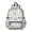 Excavator and Sun White Pattern, variant on Excavator and Sun White Pattern Cute School Backpack with Padded Back and Adjustable Shoulder Straps 13.4"x11"x4.7"