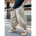 thumbnail image 1 of Pantalones holgados informales finos resistentes a mosquitos para niños, pantalones de nueve puntos de estilo coreano, pantalones largos que combinan con todo a la moda para niños, 1 of 5