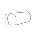 thumbnail image 2 of 4pcs Couch Sofa Armrest Covers Non-slip Furniture Settee Couch Arm Slipcover Dark Blue, 2 of 8
