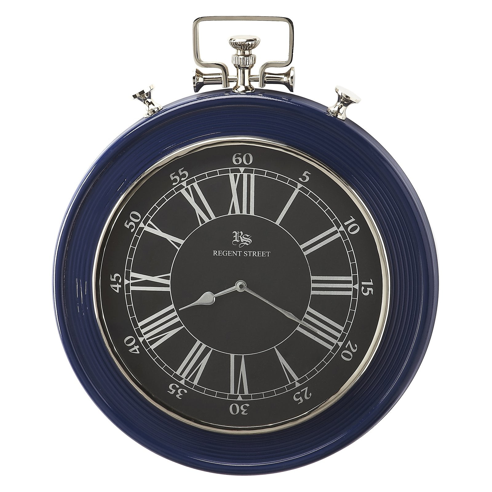 Butler Specialty Sapphire Blue Finish Wall Clock