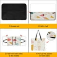 thumbnail image 4 of WISHTIME Lce Cream Multifunctional Zipper Picnic Mat Collapsible Portable Picnic Mat for Outdoor Campsites, 4 of 9