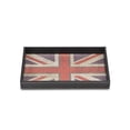 thumbnail image 5 of Contemporary Home Living 15.75" Black and Red Union Jack Rectangular Tray, 5 of 5