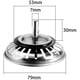 thumbnail image 2 of 2 Pieces Kitchen Sink Strainer, Strainer Basket Plugs Drainage Slots, Universal, 2 of 5