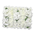 thumbnail image 2 of Panel de flores de rosas Panel de flores artificiales Fondo decorativo de rosas para boda Blanco, 2 of 9