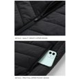 thumbnail image 3 of Chaleco Calefactor Eléctrico Chaqueta con calefacción eléctrica unisex Chaleco con calefacción inteligente de 9 áreas para trekking Esquí Ciclismo, 3 of 9