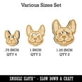 thumbnail image 2 of Frenchie French Bulldog Dog Head Wood Buttons for Crochet Knitting Sewing DIY Craft - Various Sizes (8pcs), 2 of 7
