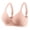 Pink, variant on Women's Bras Push Up Wire-Free Triangular Cup Bra Outstanding Body-Shaping Bra,Black 85