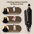 thumbnail image 2 of 2-in-1 Dog Clippers & Cat Clipper With 2 Led Lights  Usb Rechargeable Safety Guard Low Noise Tool For Small Medium Large And Trimmer (black), 2 of 8