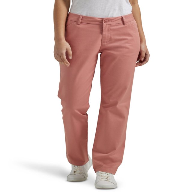 CHOK Women’s Straight Leg Wrinkle Resist Stretch Pant