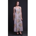 thumbnail image 4 of Bimba Robe Longue Maxi à Bretelles Spaghetti Ajustables à Imprimé Floral, Tenue de Plage d'Été - Très Petit, 4 of 6