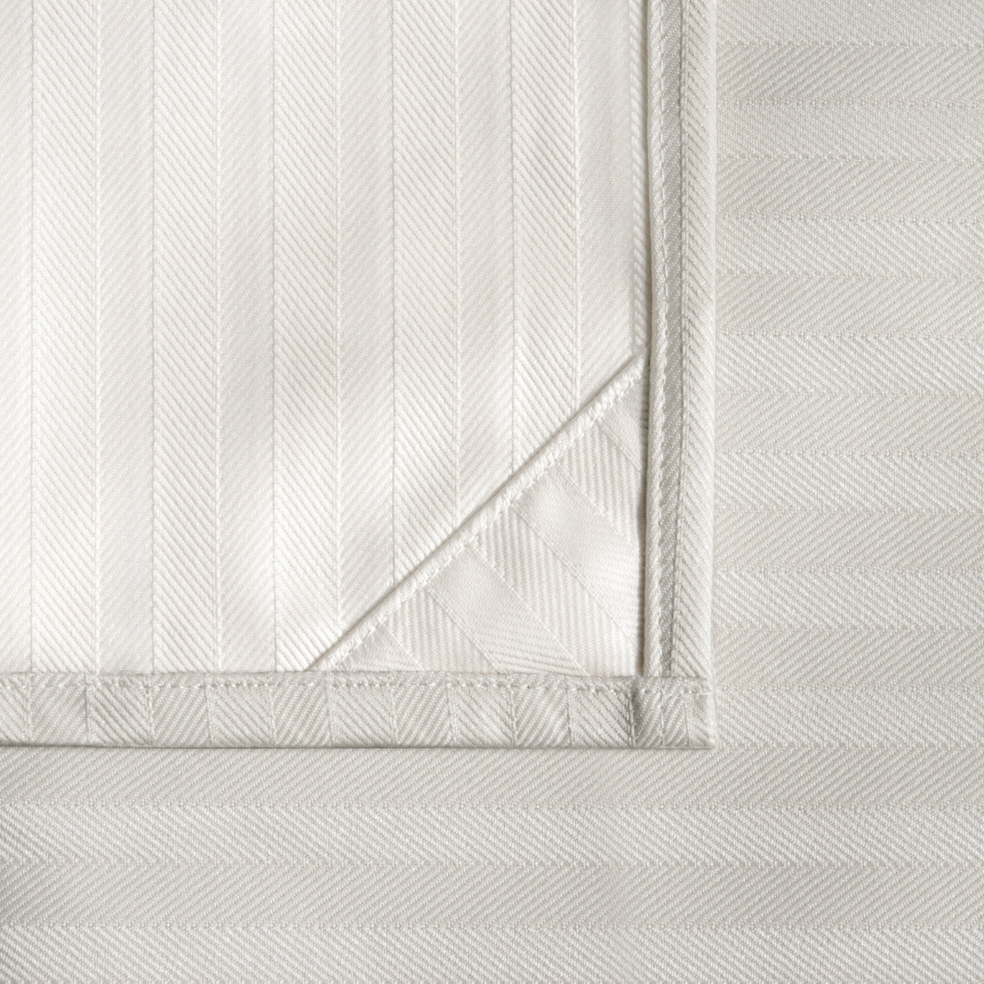 Waterproof Striped Fabric Shower Curtain Liner, Beige - Hotel Style