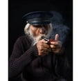 thumbnail image 3 of Suhardjo, Lisdiyanto 12x14 Black Modern Framed Museum Art Print Titled - Old Sailorman, 3 of 5
