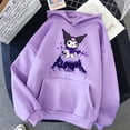 thumbnail image 1 of Sudadera con capucha de Anime japonés Sanrio Kuromi para mujer, sudadera Y2K para estudiante, jersey de primavera y otoño para deportes al aire libre y ocio, 1 of 6
