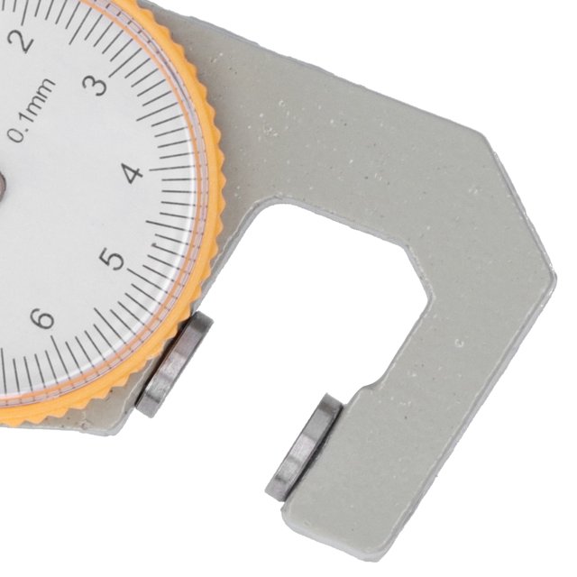 Thickness Gauge Vegetable TannThickness Gauge Tester Dial Flat Head Manual Measuring Tool