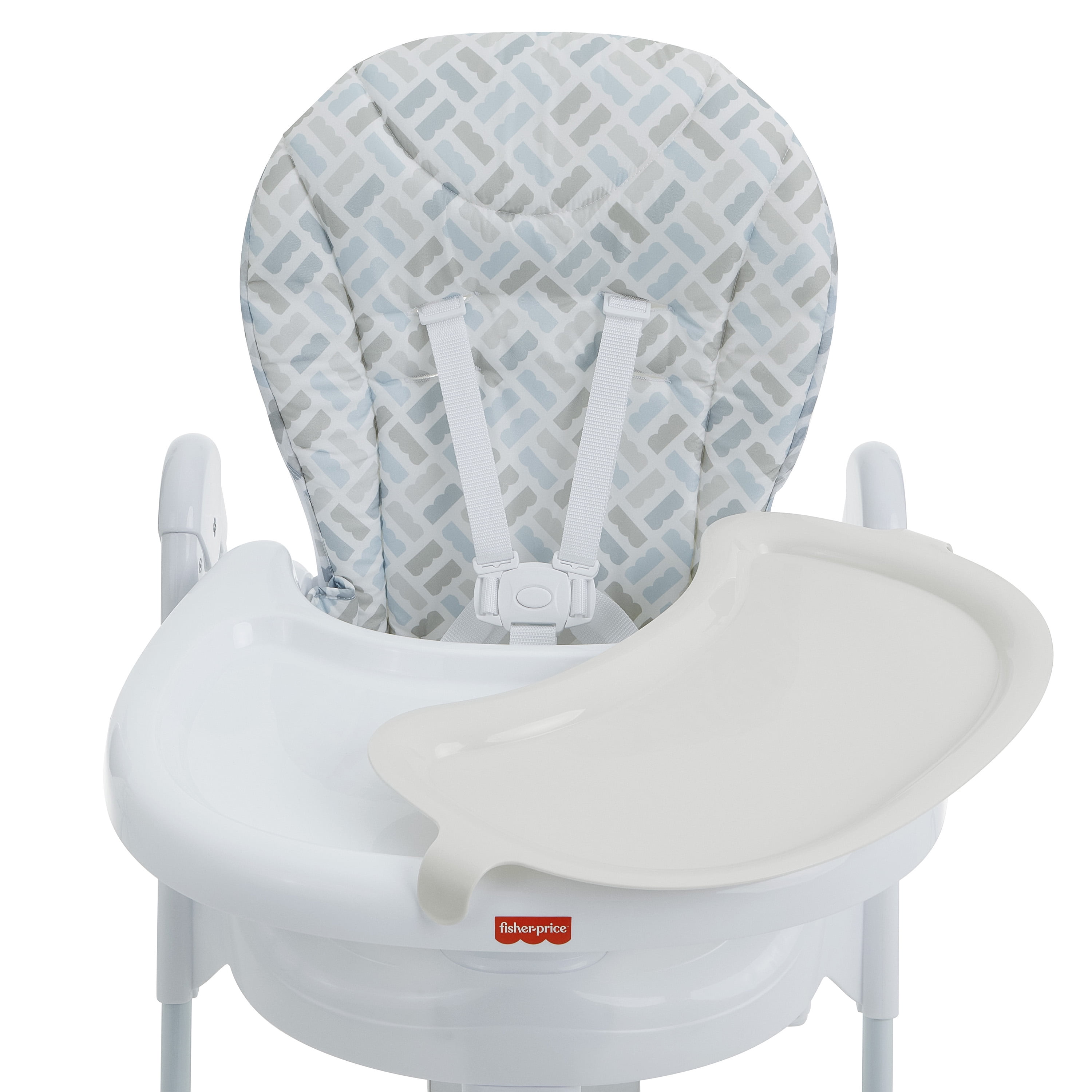 Fisher Price Tiny Bites Highchair by Dream On Me, Cloud Gray