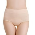 thumbnail image 6 of Yuzhih Plus Size Cotton Underwear for Women High Waisted Full Coverage Briefs Solid Soft Comfy Briefs Underpant, 6 of 7
