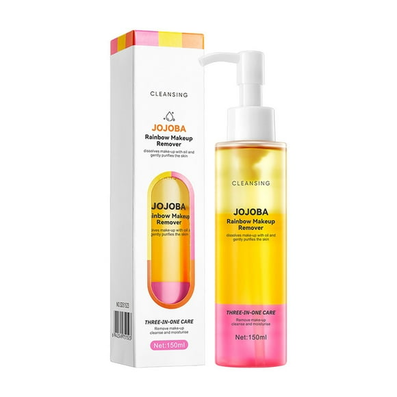 Sensitive Skin Makeup Remover, Gentle Non-Irritating 3-in-1 Eye Face Lip Cleanser, Hypoallergenic Fragrance-Free, 150ML Travel Size
