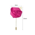 thumbnail image 2 of 12 Pcs Groom Boutonnieres Rose Boutonnieres Pins for Men Wedding Anniversary Formal Dinner Party Rose Red, 2 of 5