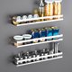 thumbnail image 4 of Estante De Especias De Acero Inoxidable, Estante Para Condimentos Que Ahorra Espacio, Organizador De Especias Sin Perforaciones, Cojinete De Carga Para Cocina, Baño Y Baño Kearding HA027296-02, 4 of 6