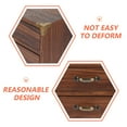 thumbnail image 2 of Caja de almacenamiento estilo cajón, caja de almacenamiento de escritorio, caja de madera vintage para el hogar (dos cajones), 2 of 8