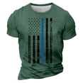 thumbnail image 1 of Camisetas de Manga Larga para Hombres Imprimir Casual Cuello Redondo Camiseta de Manga Corta, Camisetas de Manga Larga para Hombres Algodón, 1 of 4