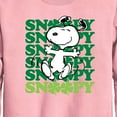 thumbnail image 2 of Snoopy Clover Dance - Toddler And Youth Crewneck Fleece Sweatshirt, 2 of 5