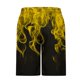 thumbnail image 3 of Pantalones Cortos de Cintura Elástica para Hombre con Bolsillos Pantalones Cortos de Longitud de Rodilla con Impresión de Llama, Pantalones de Playa Casuales con Cordón Elástico, 3 of 5