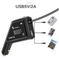 thumbnail image 1 of Double Electric Car Charger for DJI Mavic 3 Fast Charging, Non-Slip Design, USB Interface, ABS Material, Black, 1 of 2