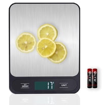 START MAKERS Kitchen Scale, 33lb Capacity & 0.1oz Precision, Backlit LCD with Tare Function for Baking, Cooking, and Meal Prep