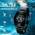 thumbnail image 6 of SKMEI Watches for Women Sport Digital Womens Watch Waterproof with Stainless Steel Strap Alarm Countdown Dual Time, 6 of 10