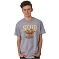 thumbnail image 5 of Funny Joke Stud Muffin Food Pun Men's Graphic T Shirt Tees Brisco Brands S, 5 of 5
