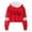 Red, variant on Nwiuh Hoodies for Teen Girls Trendy Long Sleeve Letter Print | Sweatshirts Casual Cute Funny Oversized Pullover Tops (Pink, 6-7 Years)