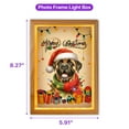 thumbnail image 5 of Merry Christmas Santa Mastiff Scarf Twinkling Lights Xmas Holiday Acrylic Plaque with Wood Photo Frame Box Mastiffs Dog Lover Gifts Idea Light Box - 00022, 5 of 5