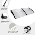 thumbnail image 5 of ZENY 80" x 40" Outdoor Fixed Patio Awning, Polycarbonate Cover, 5 of 6
