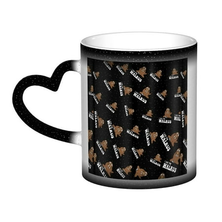 

Color changing mug in the sky Funny Coffee Milk Tea Mug Cup I Am The-Walrus Ceramic Cup