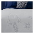 thumbnail image 2 of Edredón Ligero Pinsonic Doble Vista con Fundas de Almohada Esquimal (Asteroide, Matrimonial), 2 of 7