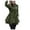 Army Green, variant on Women Wool Warm Slim Coat Jacket Thick-Parka Overcoat Long Winter Outwear