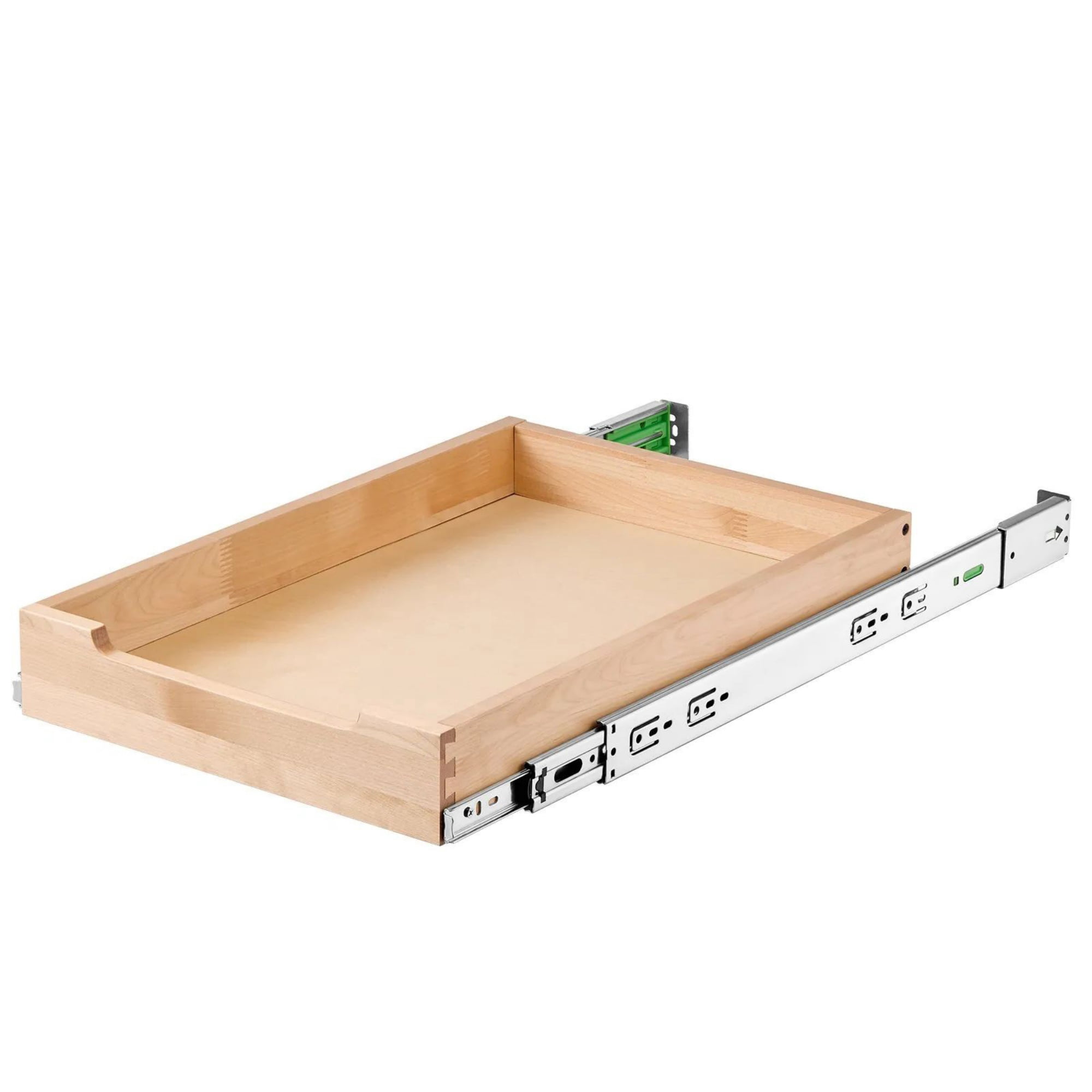 Pull Out Cabinet Organizer, Heavy-Duty Wood Drawer with Soft Close Slides for Kitchen & Pantry, 14"W x 21"D