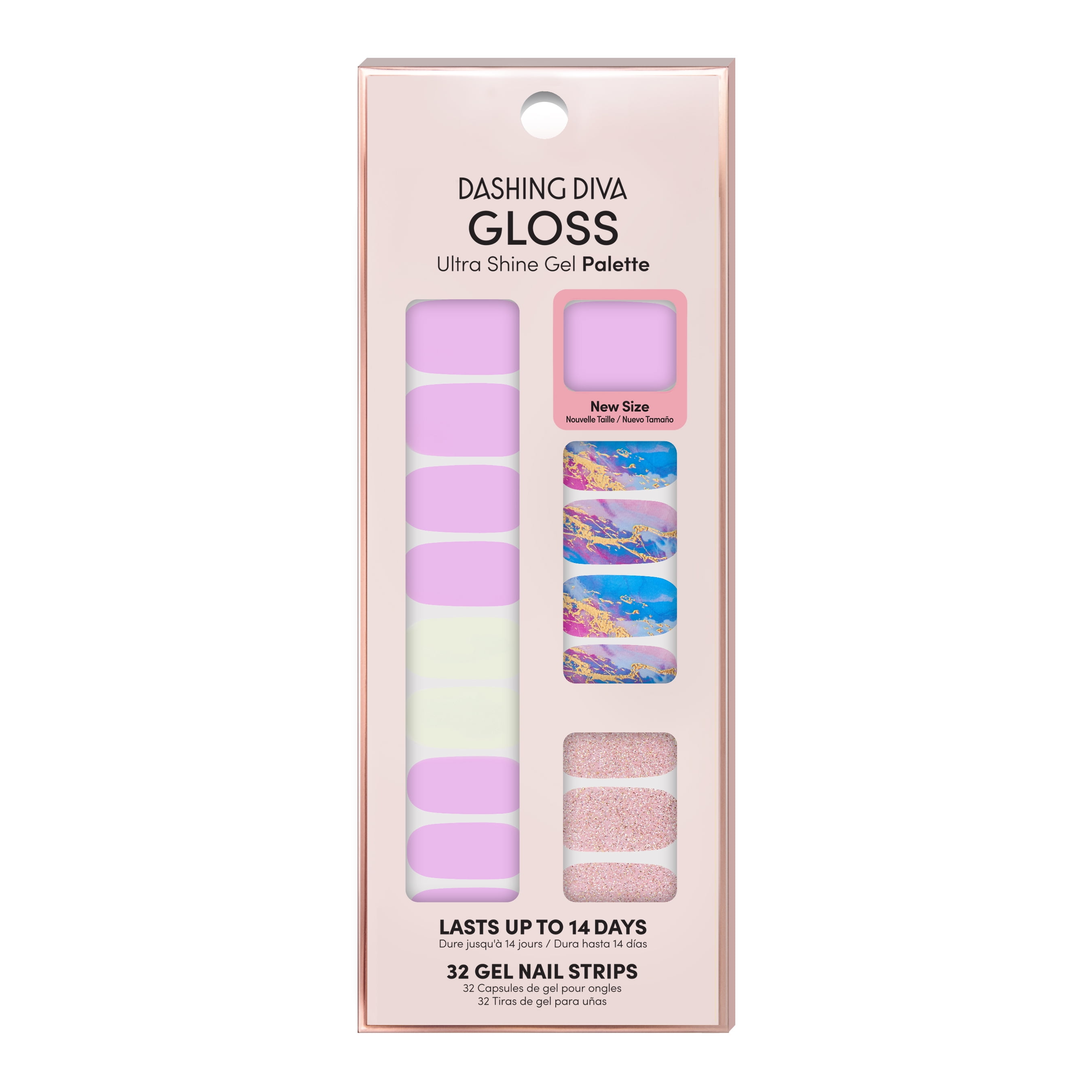Dashing Diva GLOSS Ultra Shine Gel Palette, Violet Moonstone
