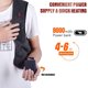 thumbnail image 5 of Jumpingount Camping senderismo viajar mujeres hombres chaleco de calefacción 3 modos ajustable algodón chaqueta de calentamiento otoño cuerpo calentador Camisetas METRO Jumpingount AP013475-02, 5 of 6